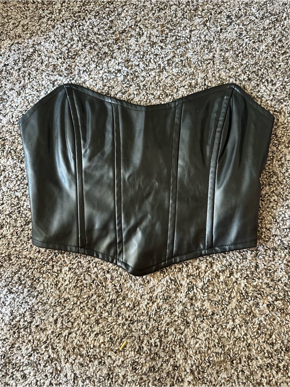 princess polly black bustier top